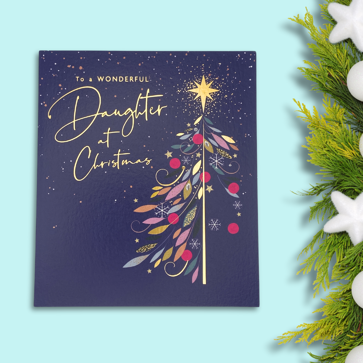 Daughter Christmas Card - Christmas Tree