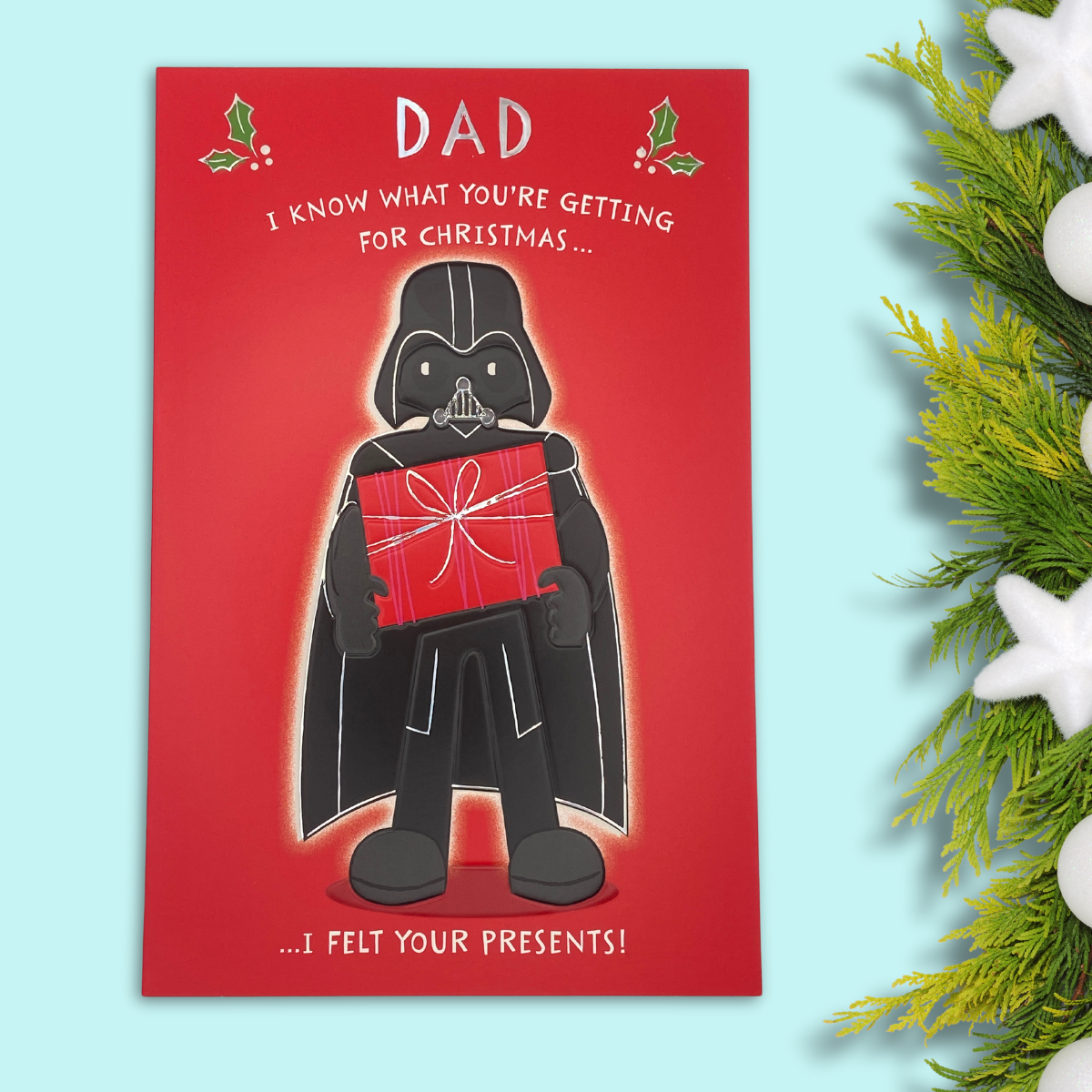 Dad Christmas Card - Star Wars Darth Vader