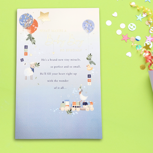 Baby Boy Card - What Makes A Baby Boy So Special?