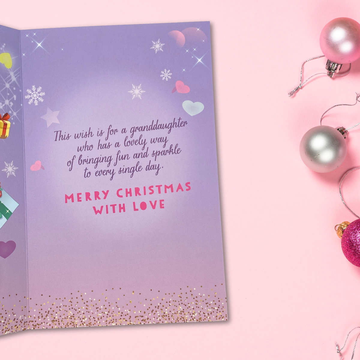 Granddaughter Christmas Card - Disney Princesses