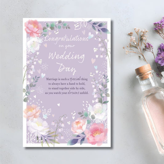 Wedding Day Card - Most Especially For You
