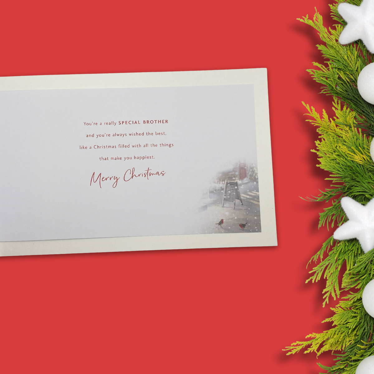 Brother Christmas Card - Home For Christmas