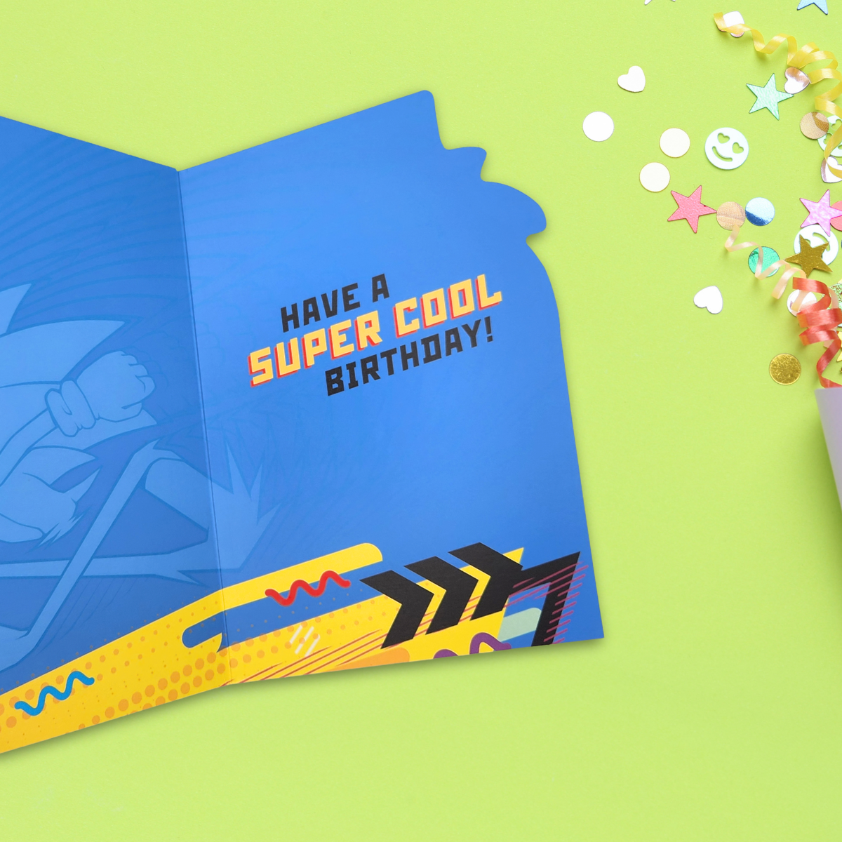 Nephew Birthday Card - Sonic The Hedgehog