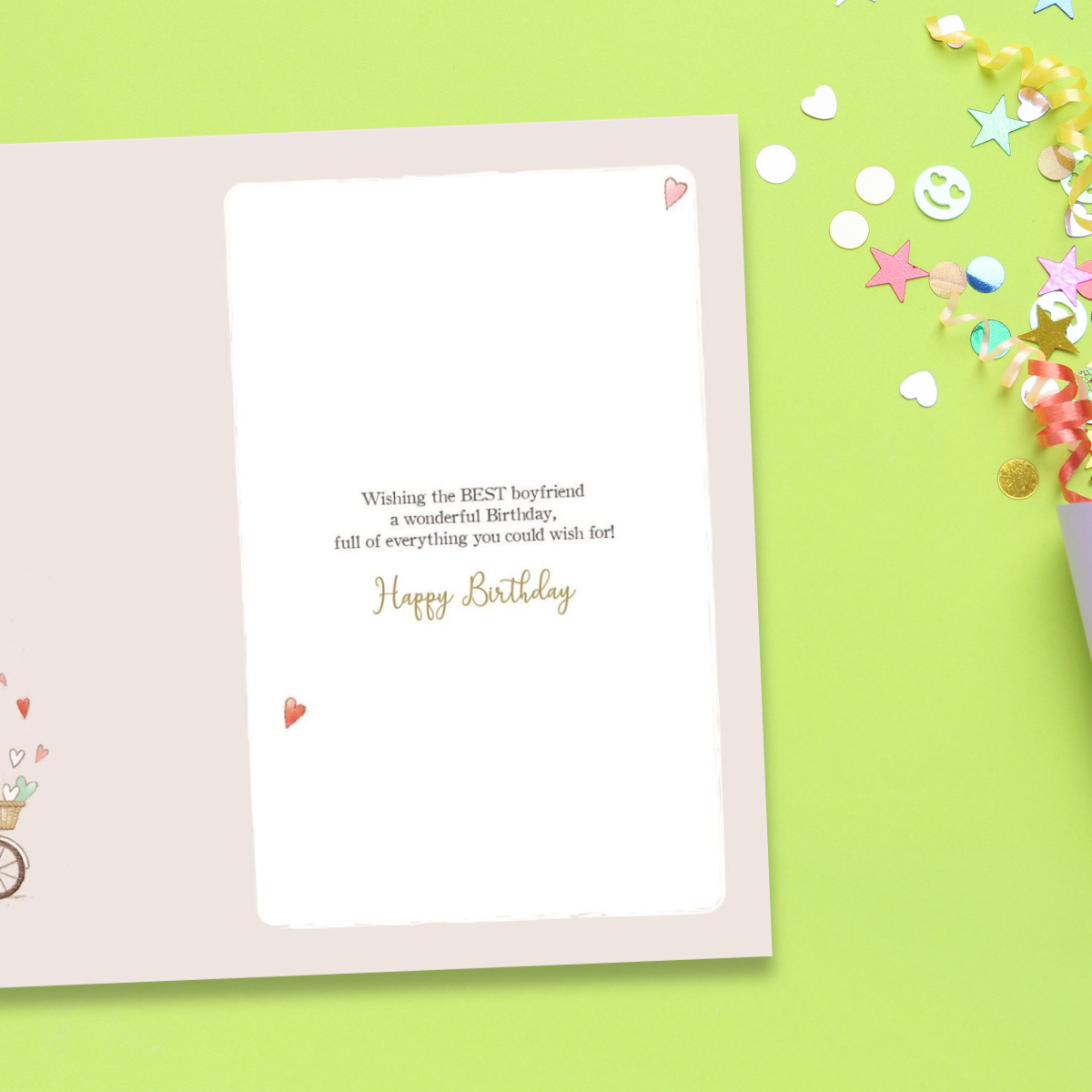 Boyfriend Birthday Card - Barley Bear