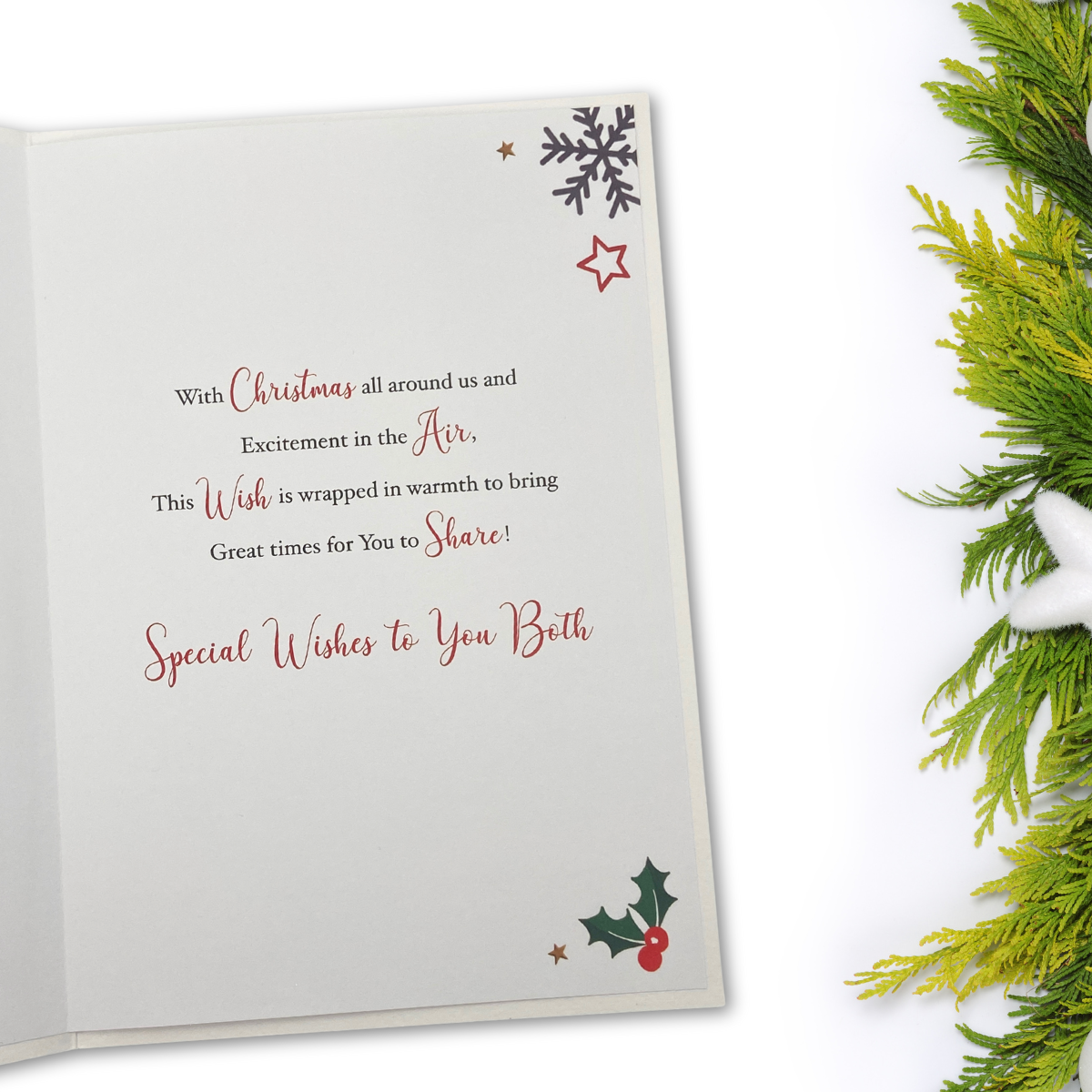 Both Of You Christmas Card - Signature Dalmations