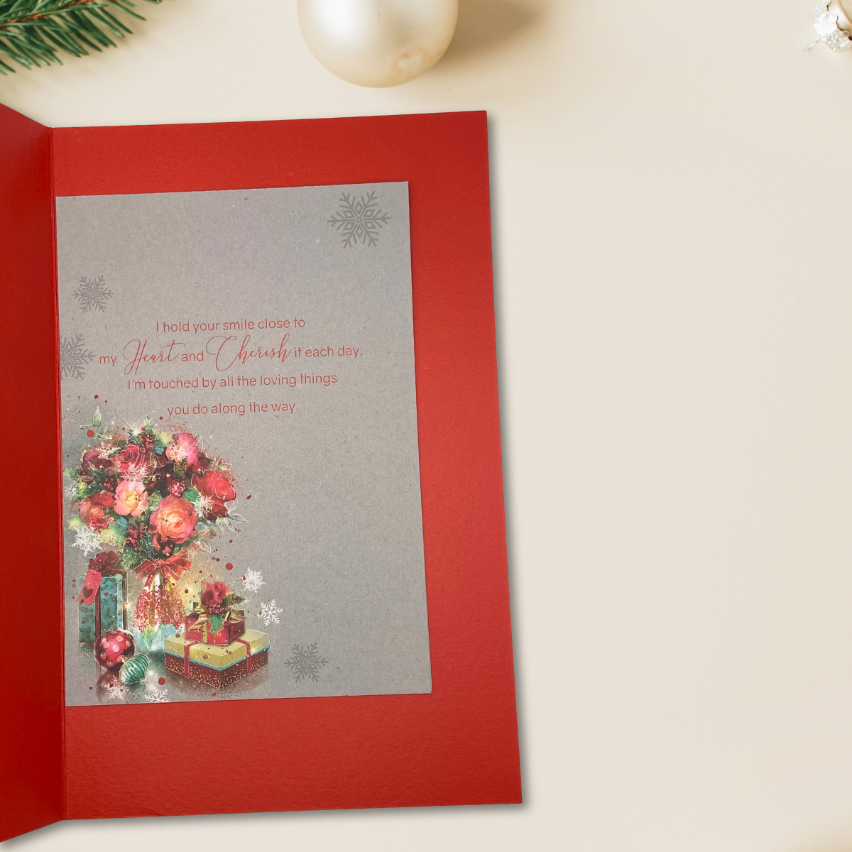 Wife Large Christmas Card - Grace Flowers & Gifts