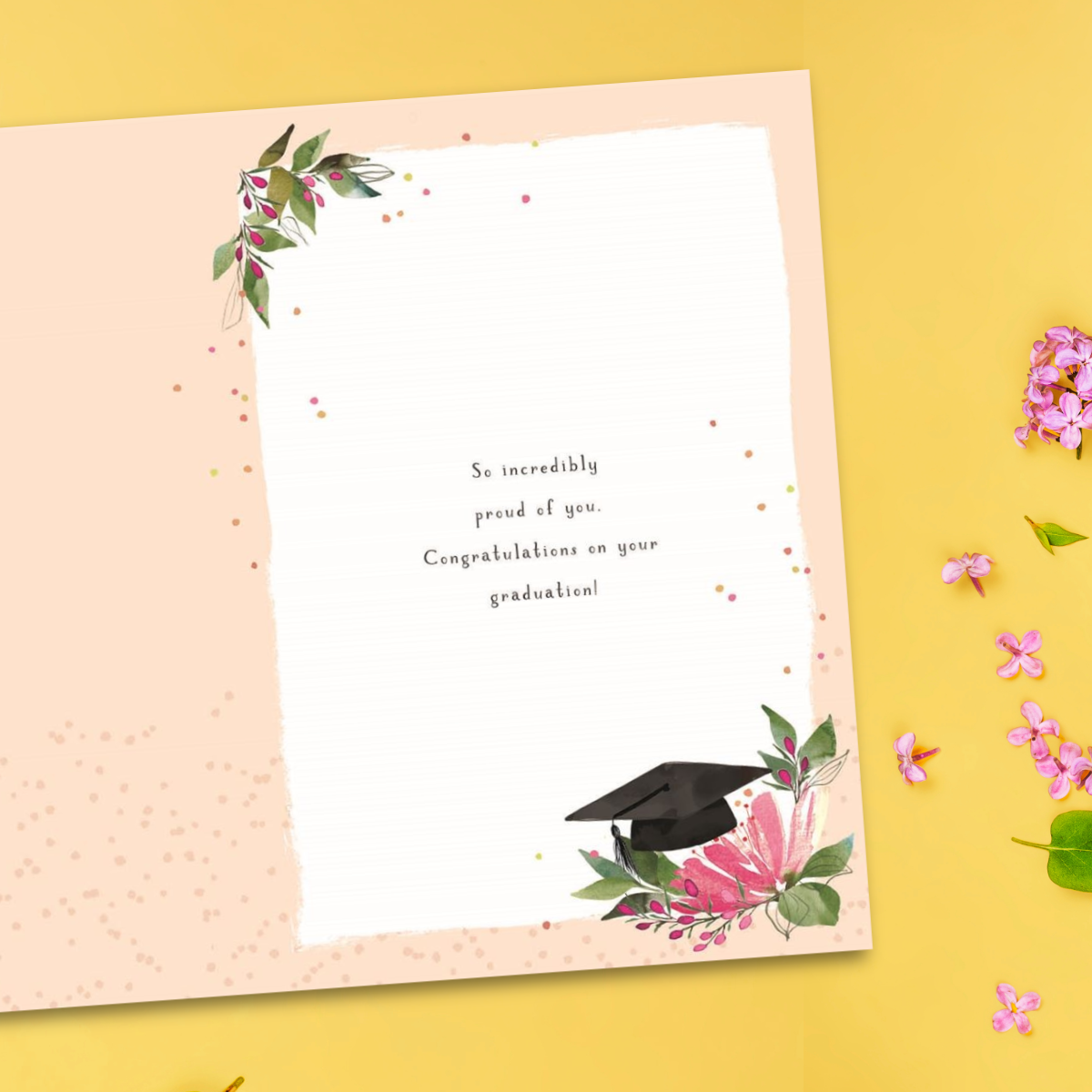 Daughter Graduation Card - Skylight So Proud Of You