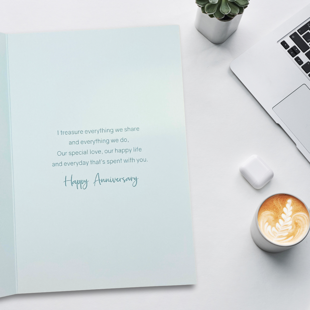 Our Anniversary Card - Cocktails