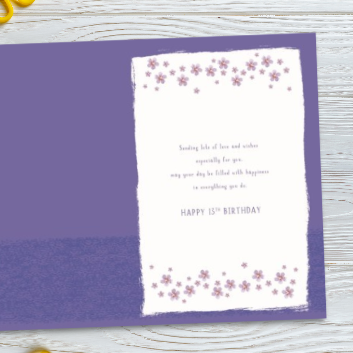 Granddaughter 13th Birthday Card - Skylight Gift & Balloons