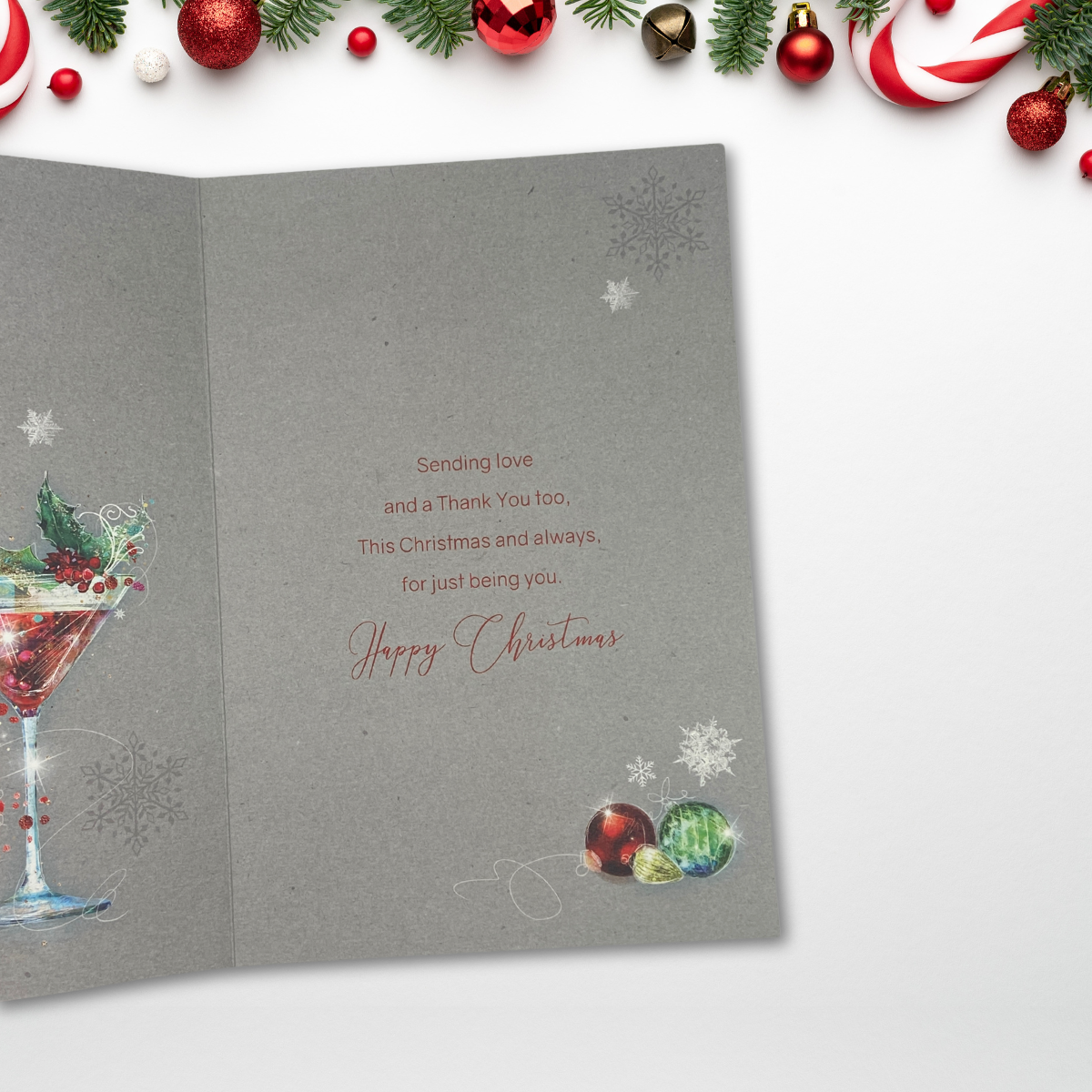 Someone Special Christmas Card - Grace Gin Cocktails