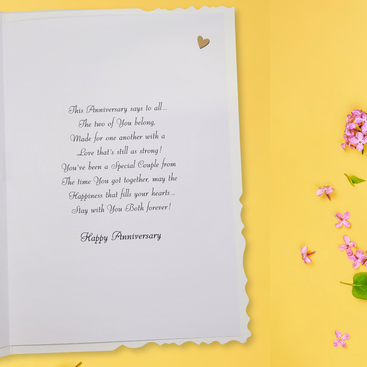 Daughter & Son-In-Law Wedding Anniversary Card - Velvet Gallery Flowers & Gifts
