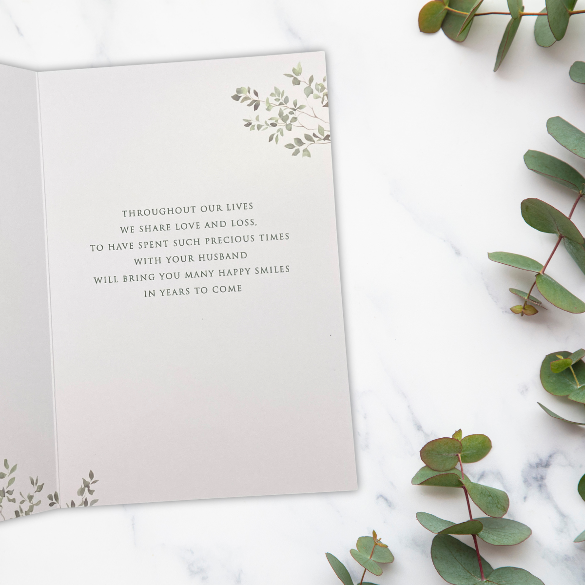 Sympathy Card Loss Of Husband - Pizazz Bleu
