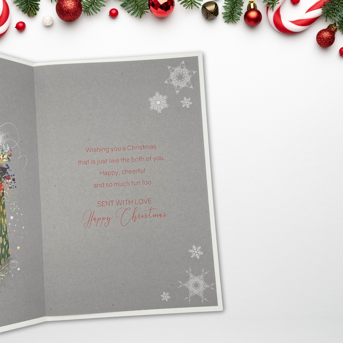 Grandson & Wife Christmas Card - Grayson Gifts & Flowers