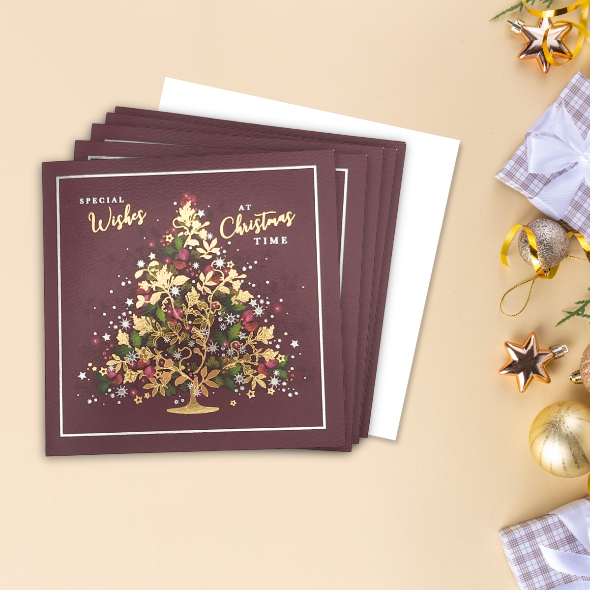 8 x Christmas Cards In Box - Mulberry Tree