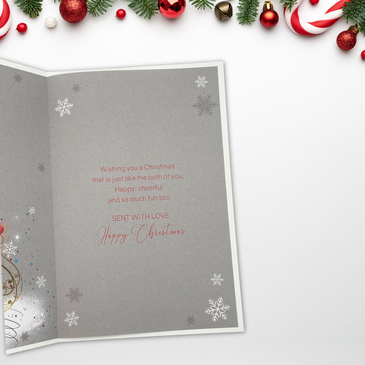 Granddaughter & Boyfriend Christmas Card - Grace Sleigh & Gifts