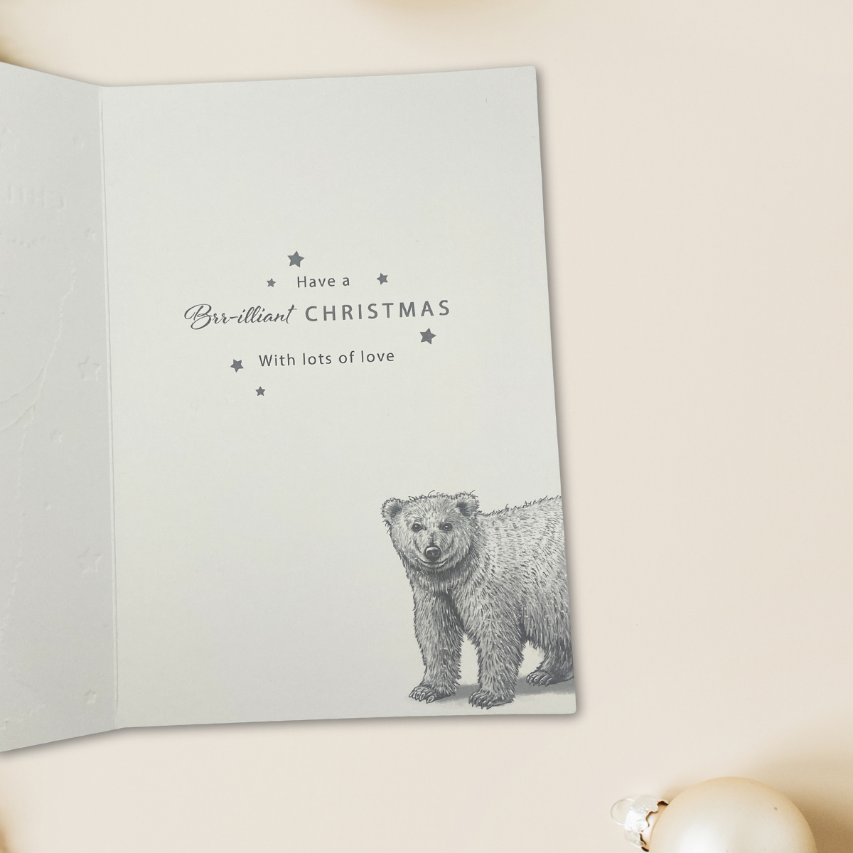 Son Christmas Card - Chill Out Polar Bear