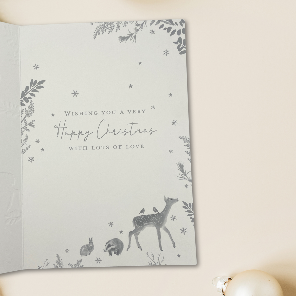 Friends Christmas Card - Woodland Animals