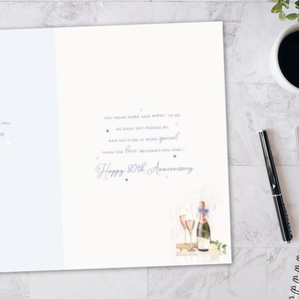 Husband Wedding Pearl Anniversary Card - 30 Wonderful Years Together