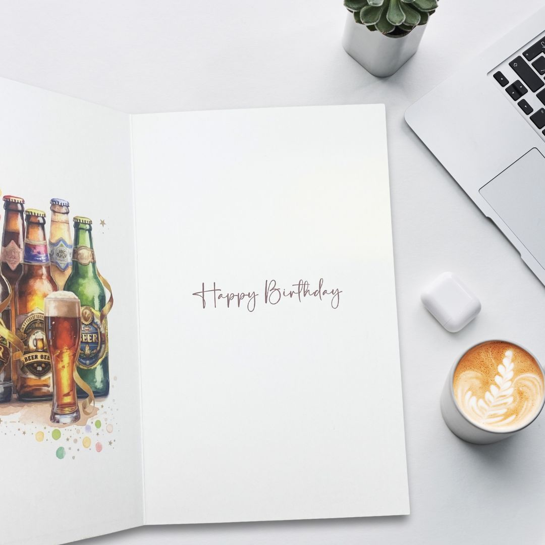 Birthday Bliss Birthday Card - Beers