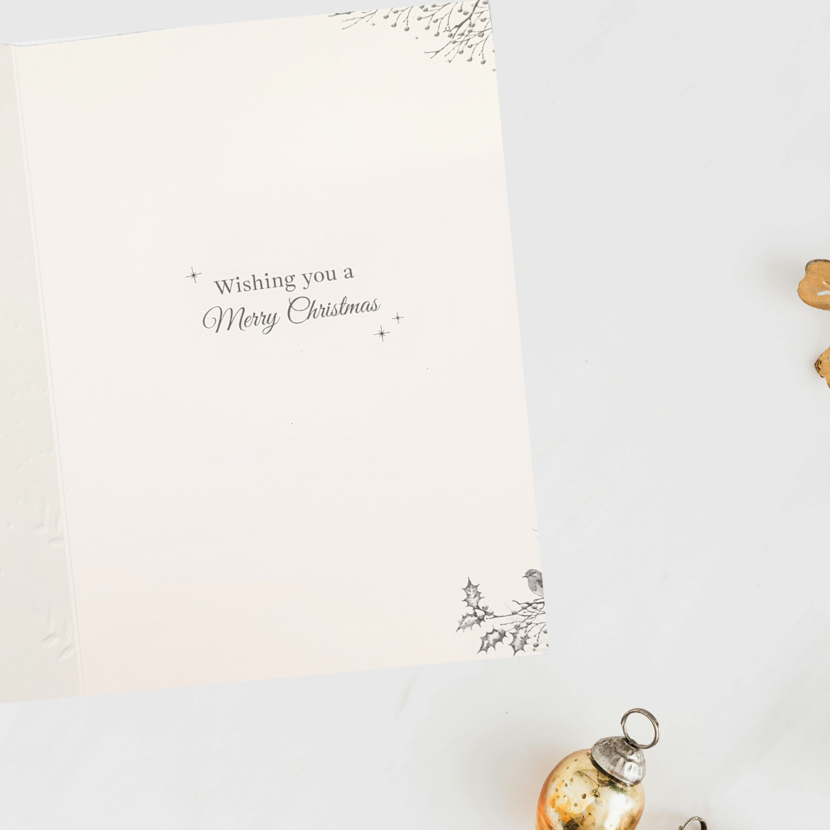 Open Christmas Card - Decoupage Christmas Tree