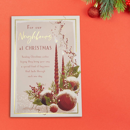 Neighbours Christmas Card - Skylight Candles