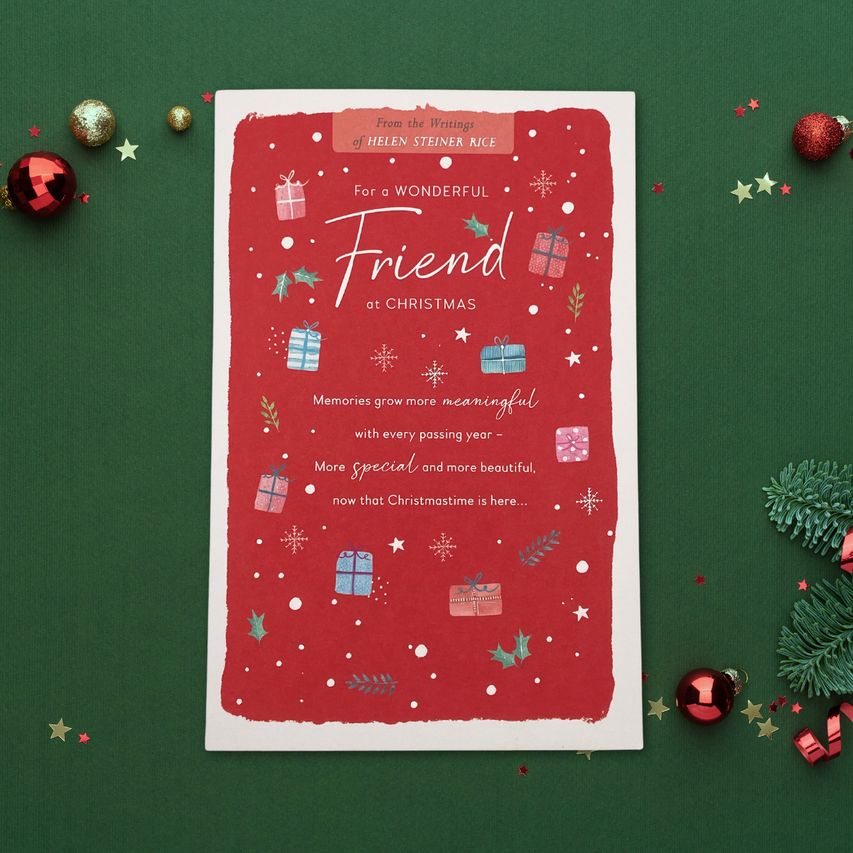 Friend Christmas Card - Helen Steiner Rice