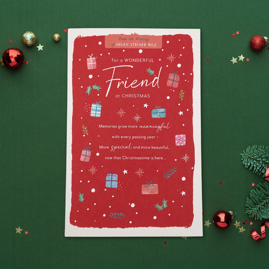 Friend Christmas Card - Helen Steiner Rice