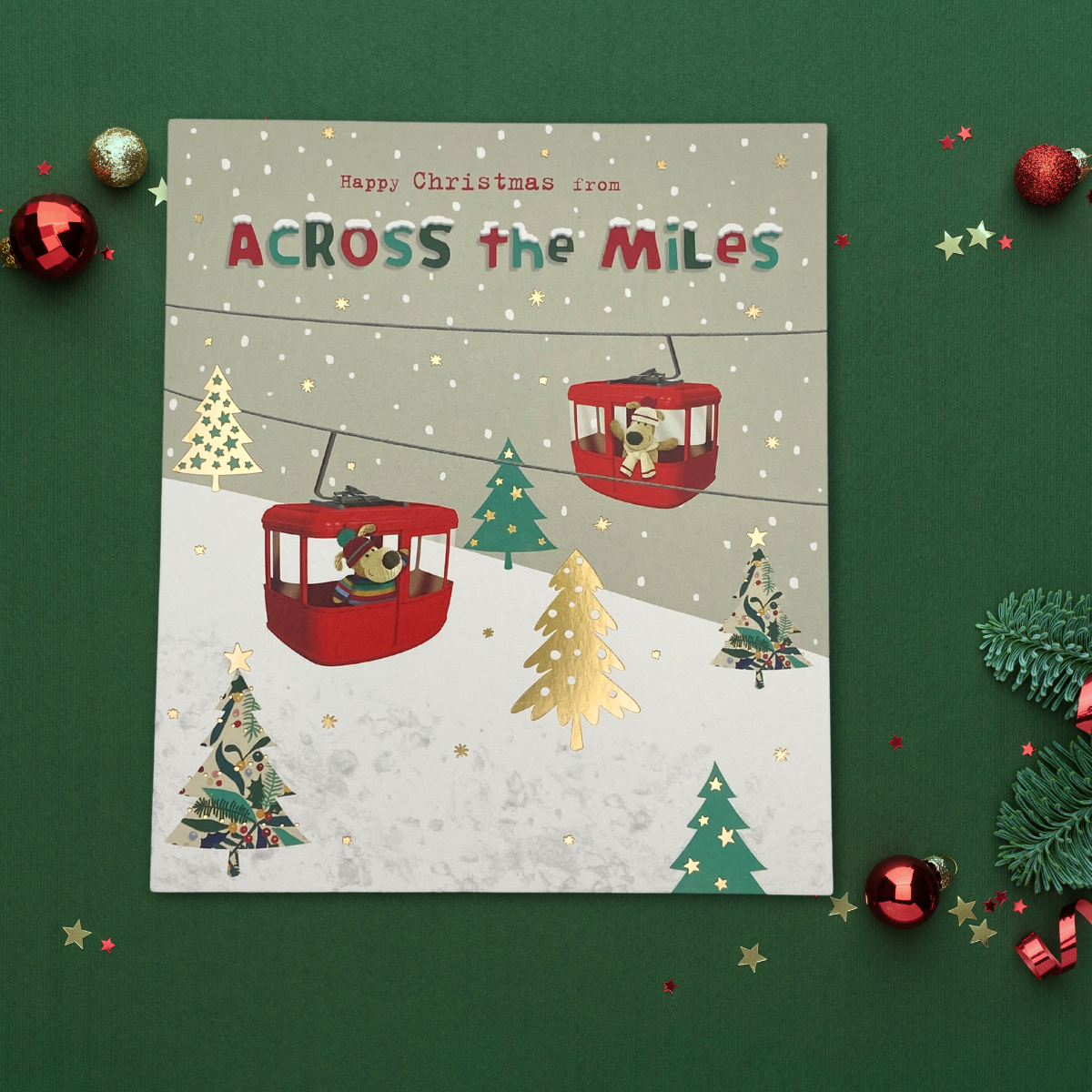 Across The Miles Christmas Card - Boofle Bear