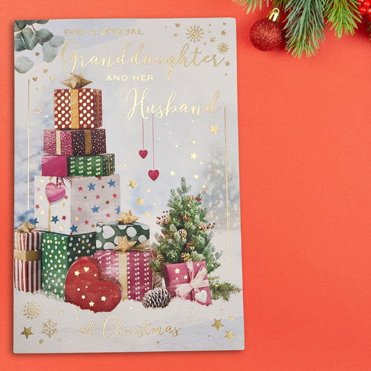 Granddaughter & Husband Christmas Card - Brighstone Gifts