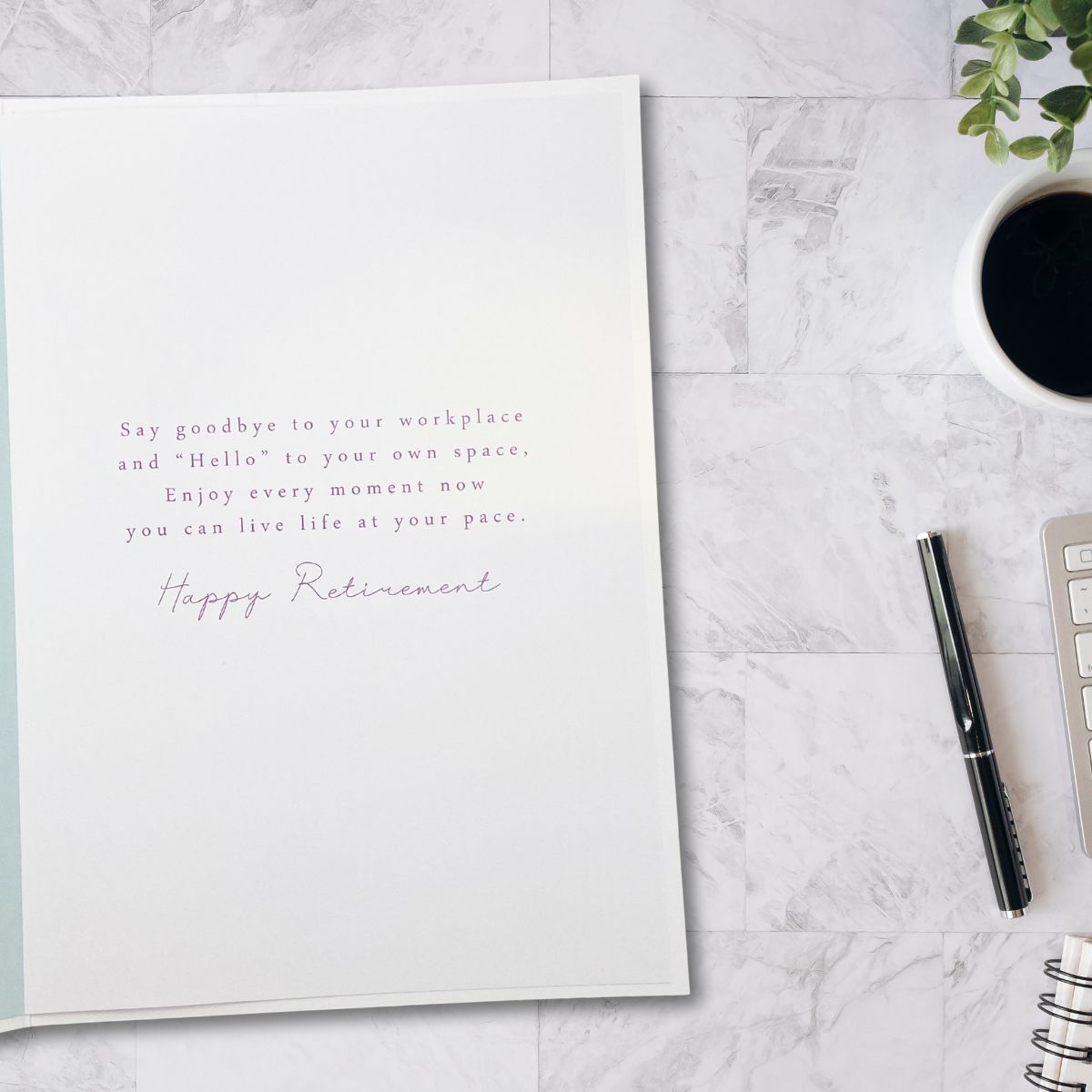 Retirement Card - Fleur Bubbles