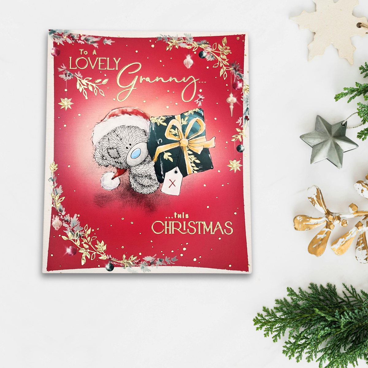 Granny Christmas Card - Me To You Bear