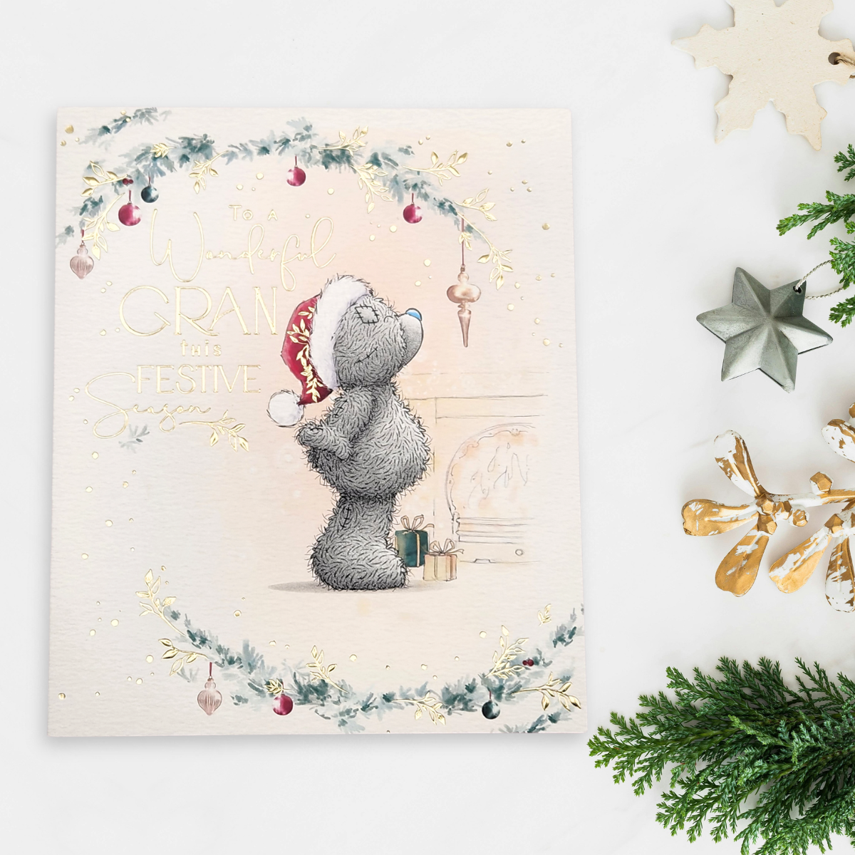 Gran Christmas Card - Me To You Bears