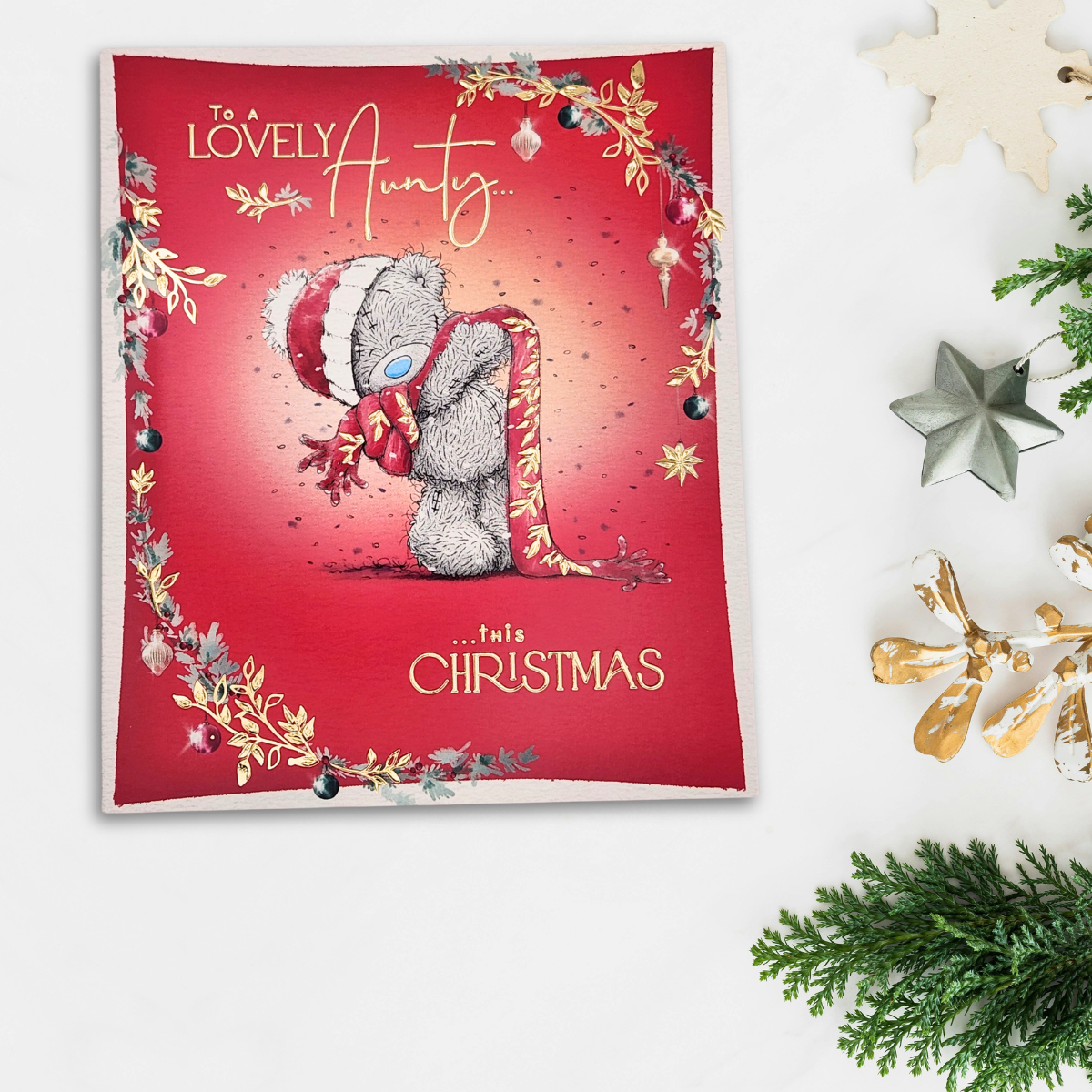 Aunty Christmas Card - Me To You Bear
