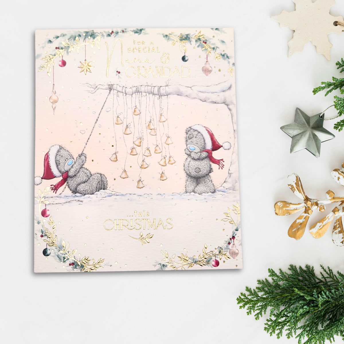 Nana & Grandad Christmas Card - Me To You Bears