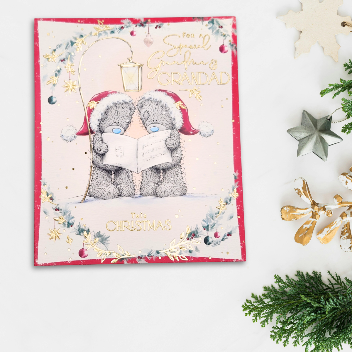 Grandma & Grandad Christmas Card - Me To You Bears