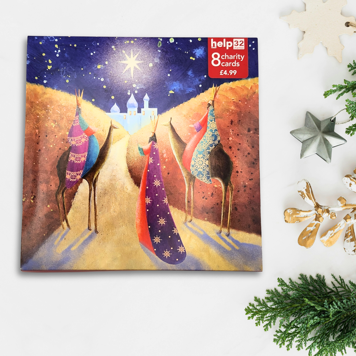 Charity Christmas Cards - 8 x We Three Kings