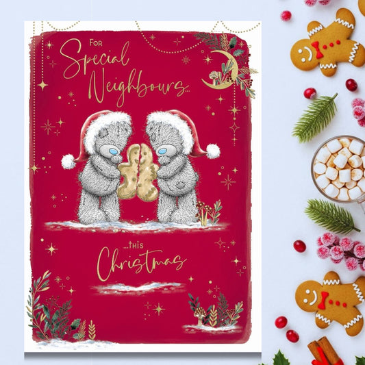 Neighbours Christmas Card - Me To You Bears & Gingerbread Man