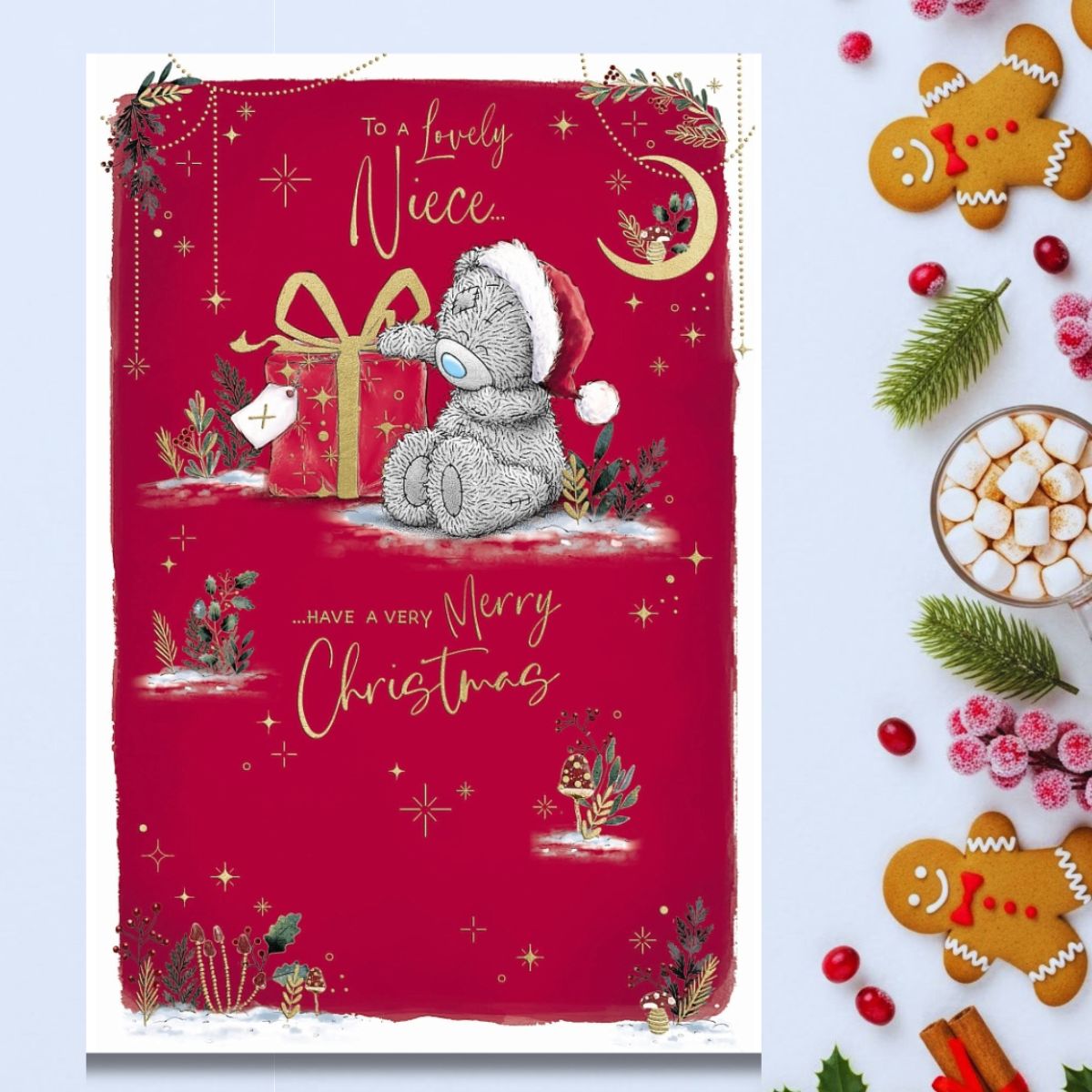 Niece Christmas Card - Me To You Bear