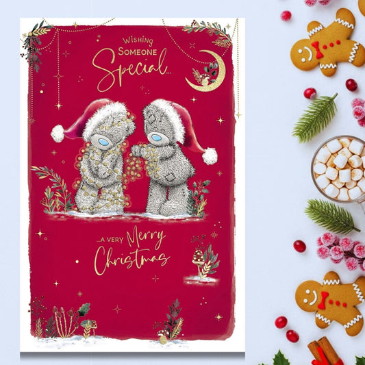 Someone Special Christmas Card - Me To You Bear Lights