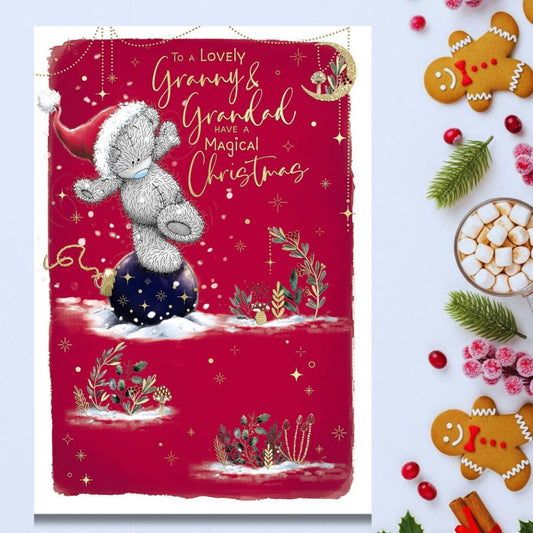Granny & Grandad Christmas Card - Me To You Bears