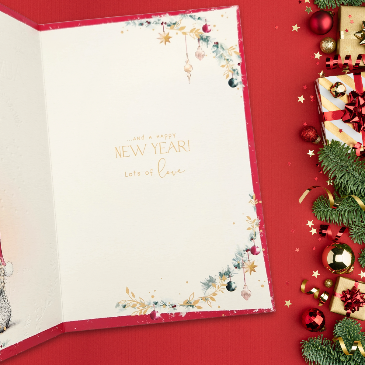 Aunty & Uncle Christmas Card - Me To You Bears Lights