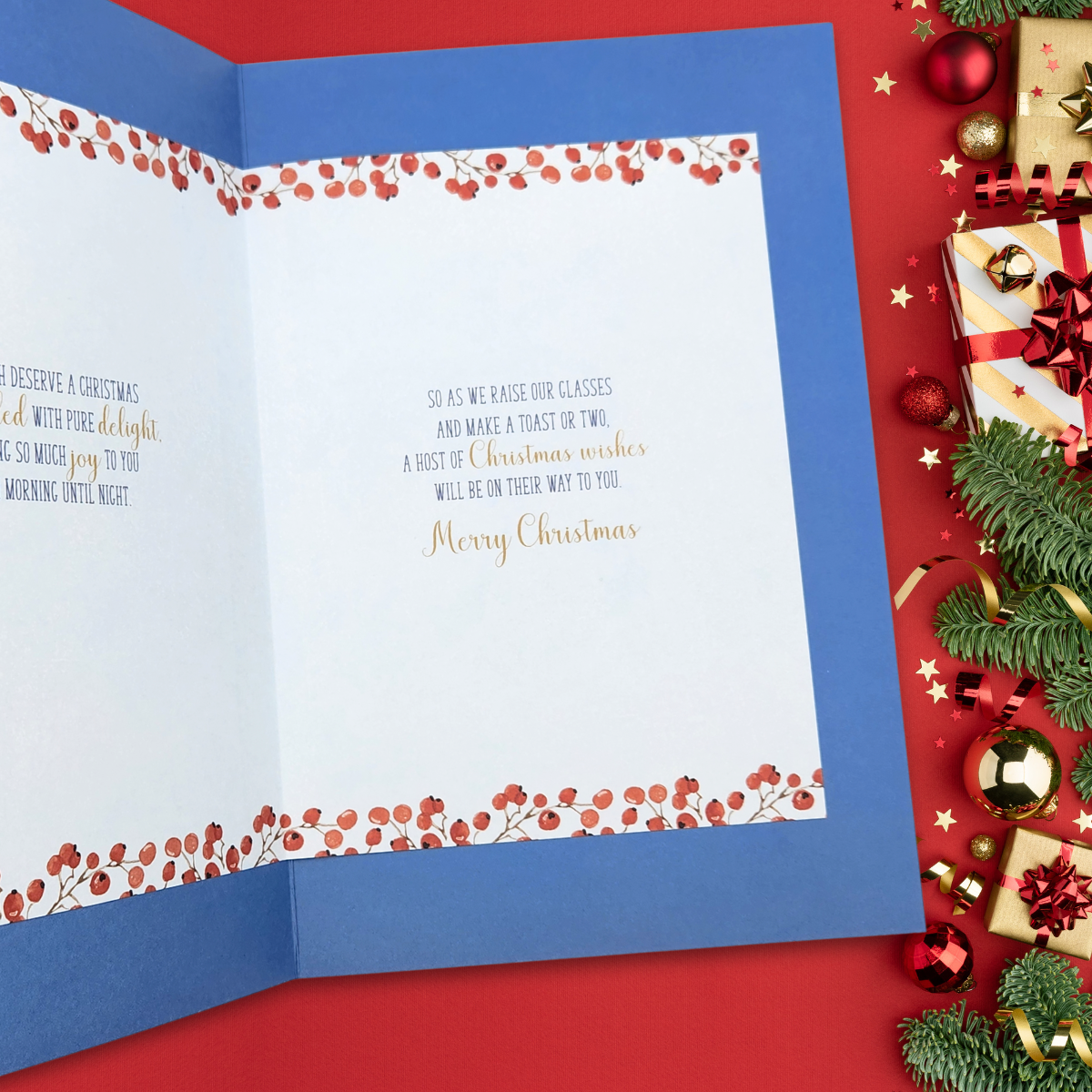 Brother & Sister-In-Law Christmas Card - Wishing Well