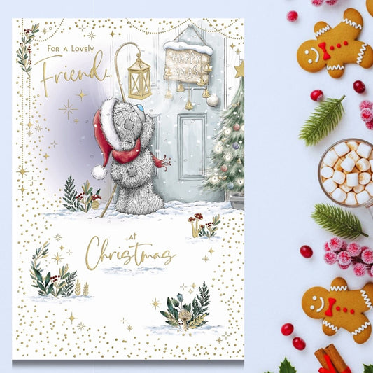 Friend Christmas Card - Me To You Bear & Lantern