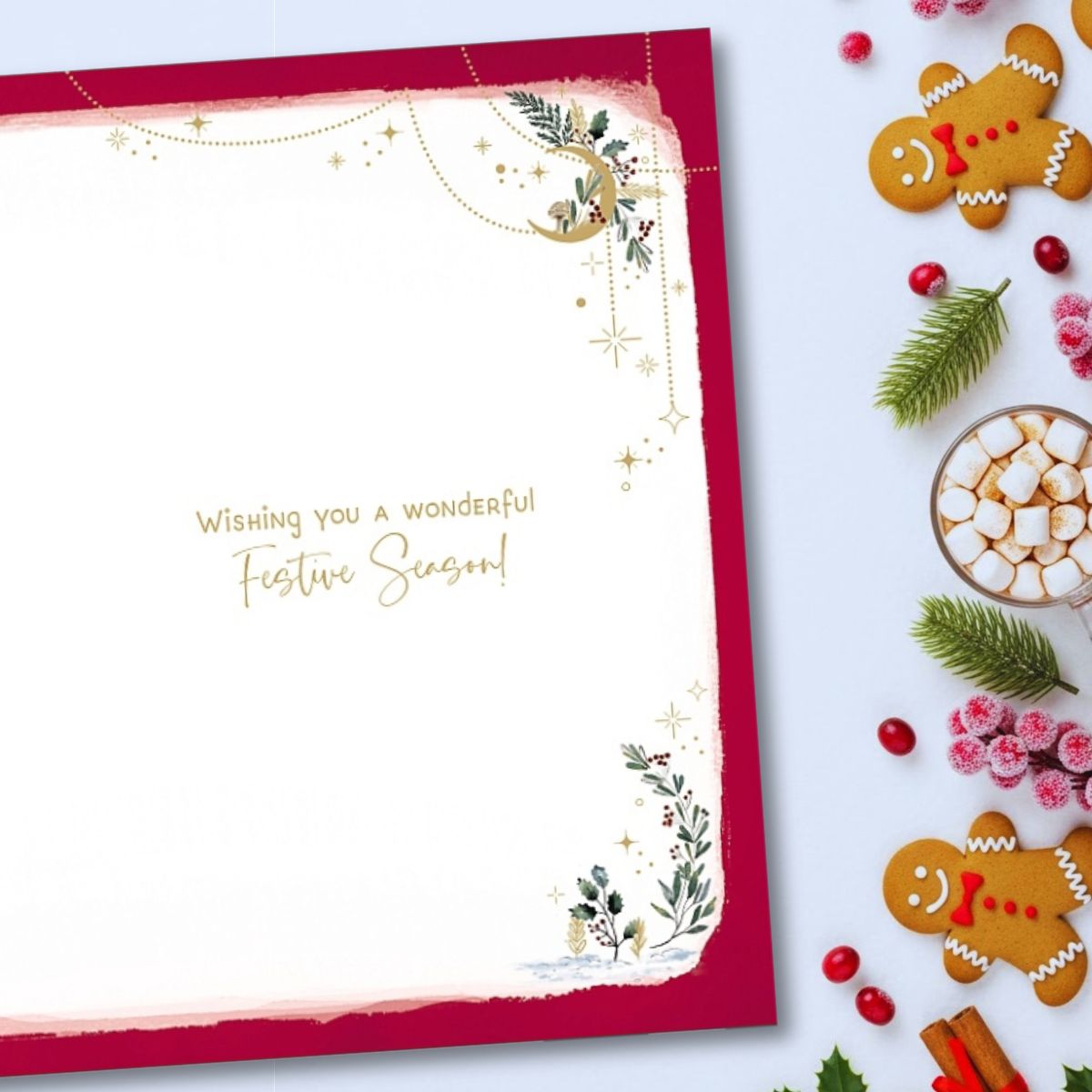 Neighbours Christmas Card - Me To You Bears & Gingerbread Man