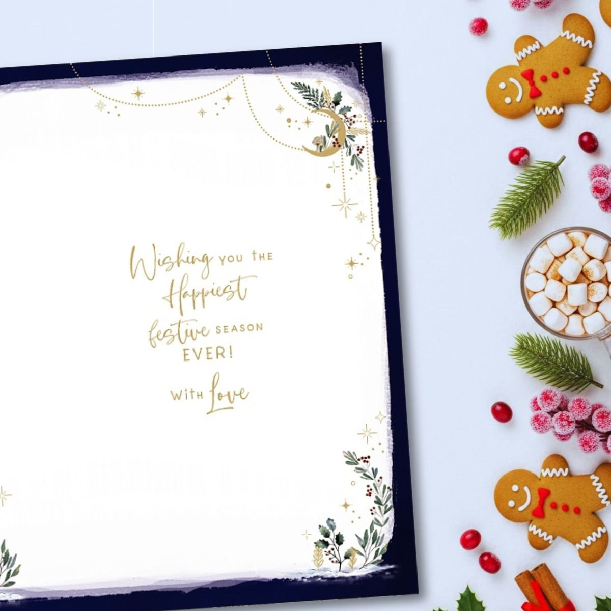 Grandson Christmas Card - Me To You Bear & Baubles