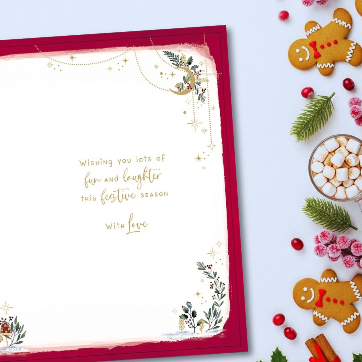 Sister & Brother-In-Law Christmas Card - Me To You Bears Candy Hearts