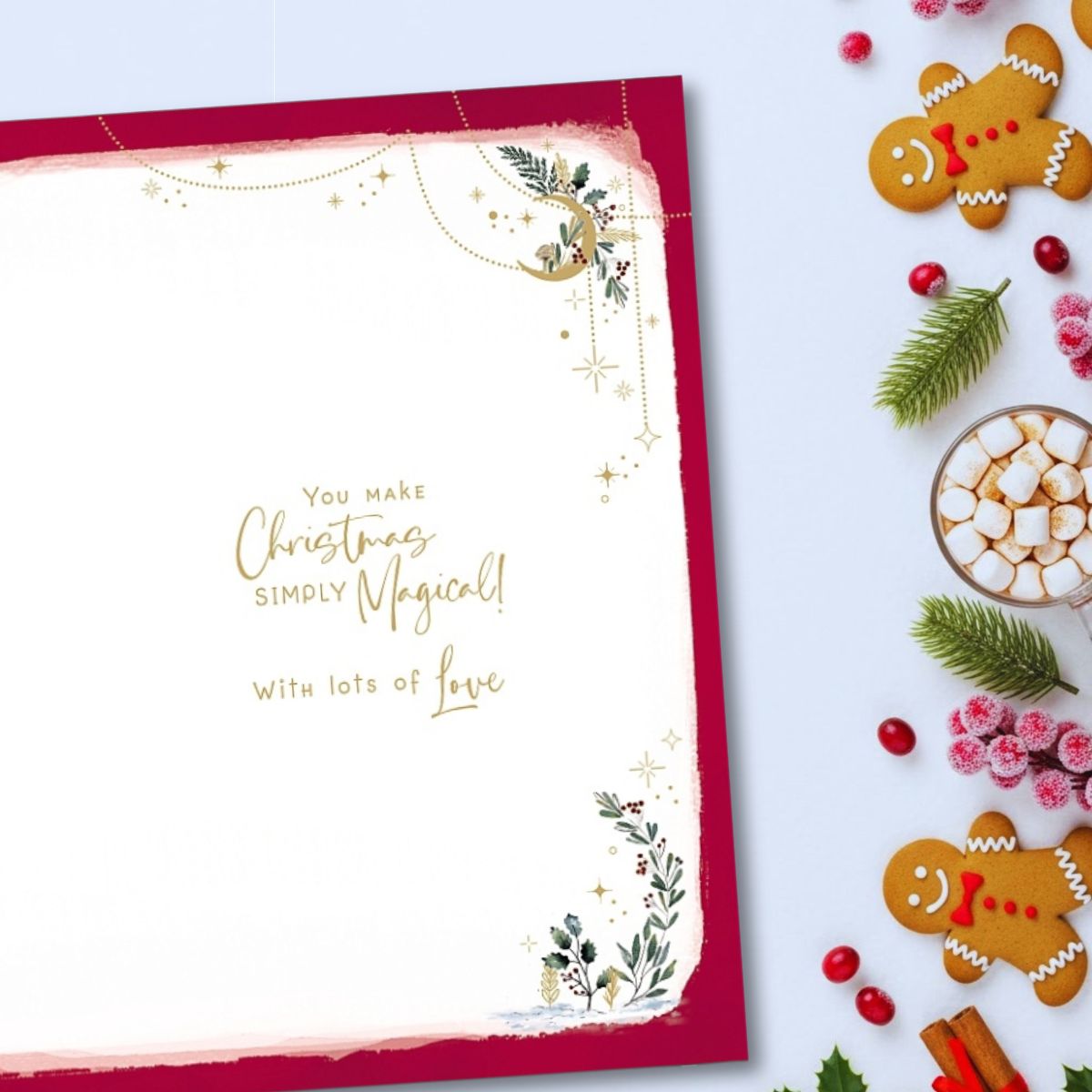 Girlfriend Christmas Card - Me To You Bears Hugging