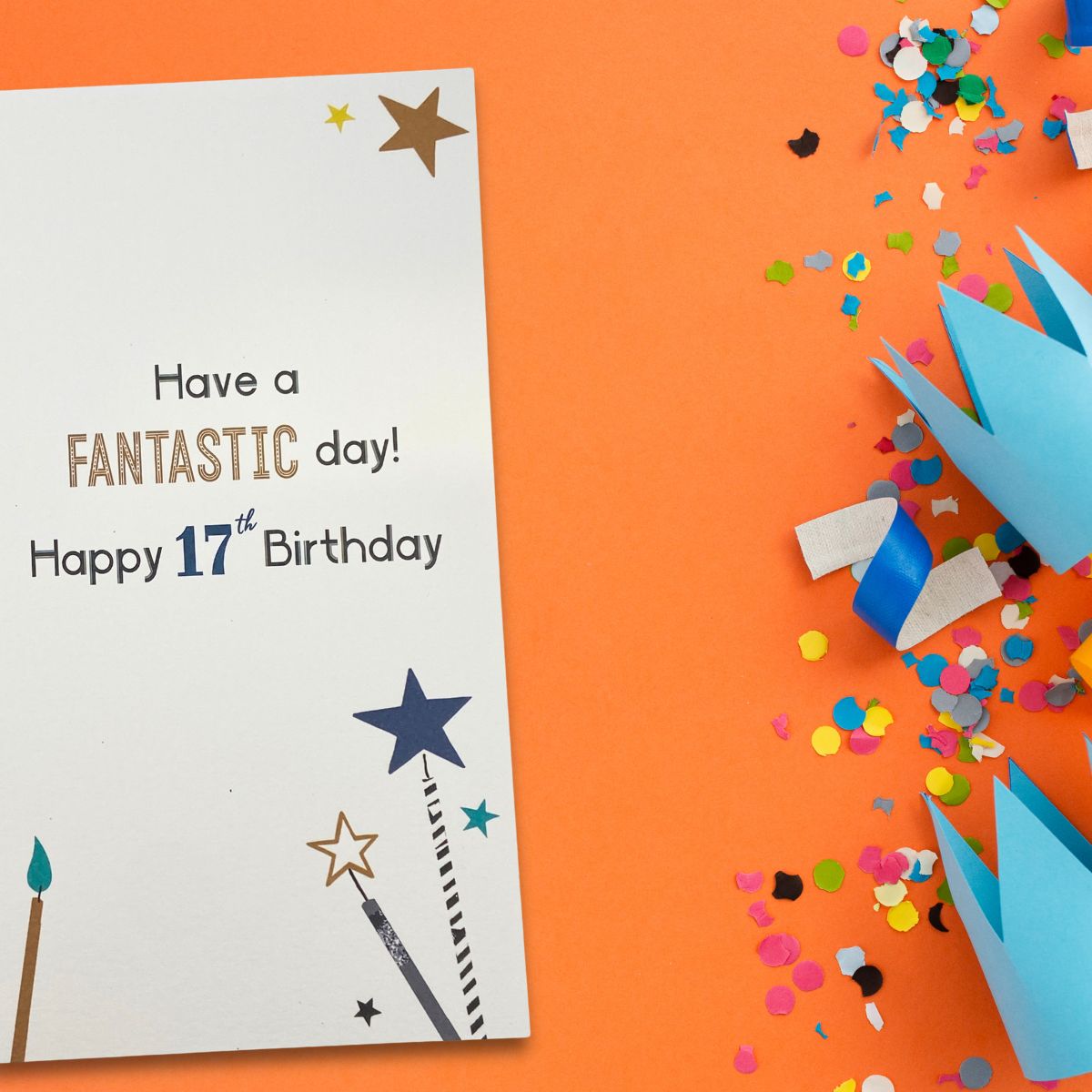17th Birthday Card - Signature Cake