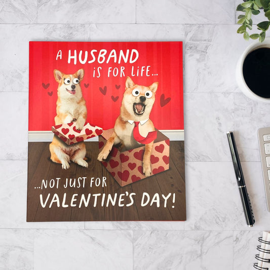 Husband Valentine's Day Card - Humour Husband For Life