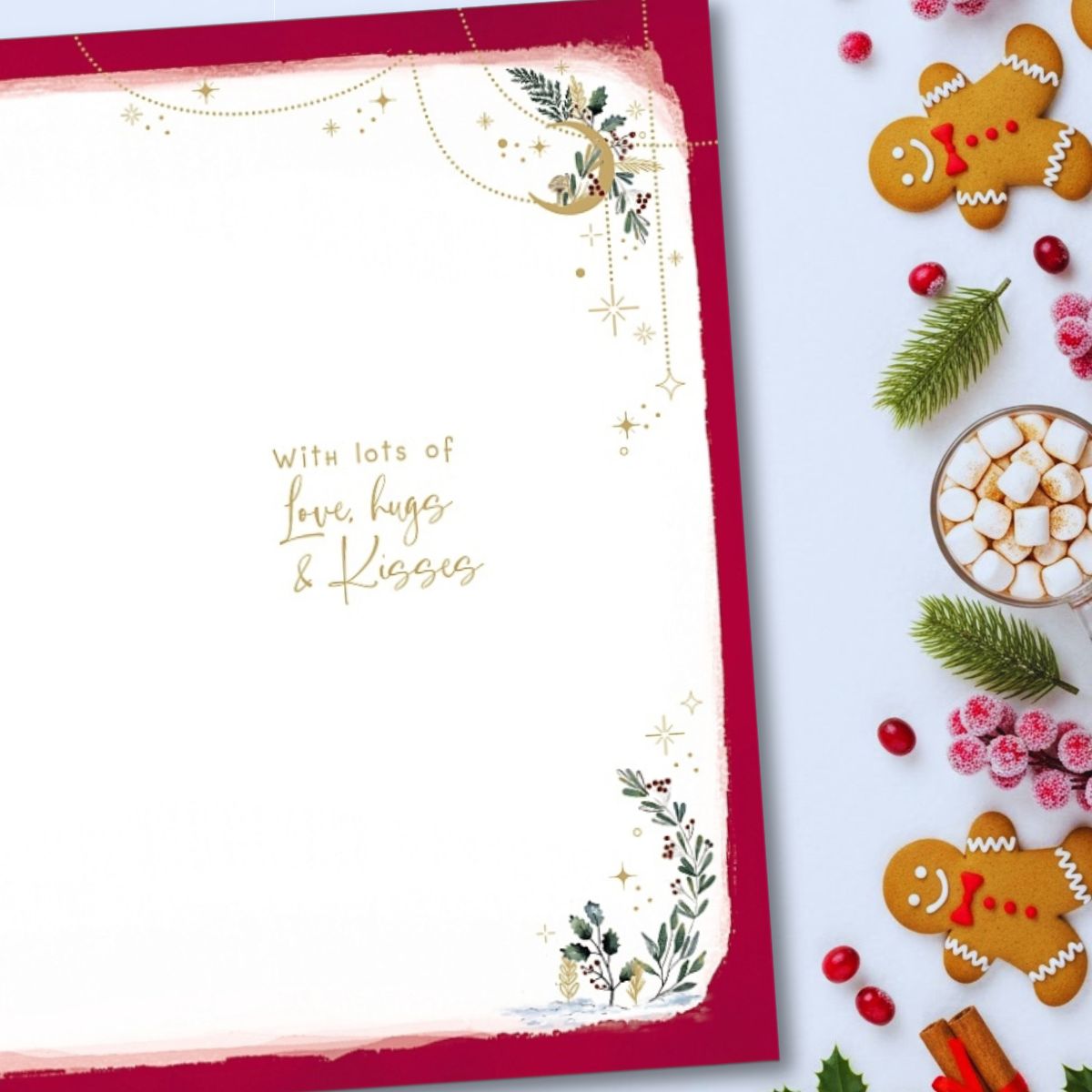 Mummy Christmas Card - Me To You Bear Holding Reindeer